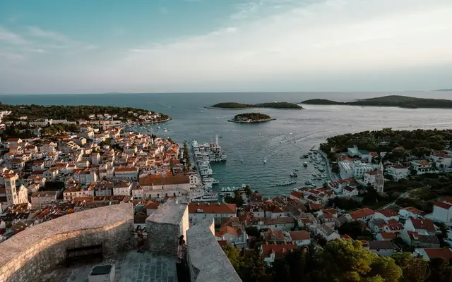 The harbour at Hvar