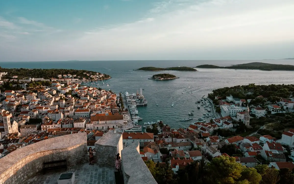 The harbour at Hvar